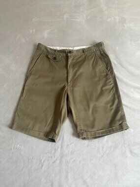 Oliver Spencer Shorts Men's W32 Olive Green Cotton Chino
